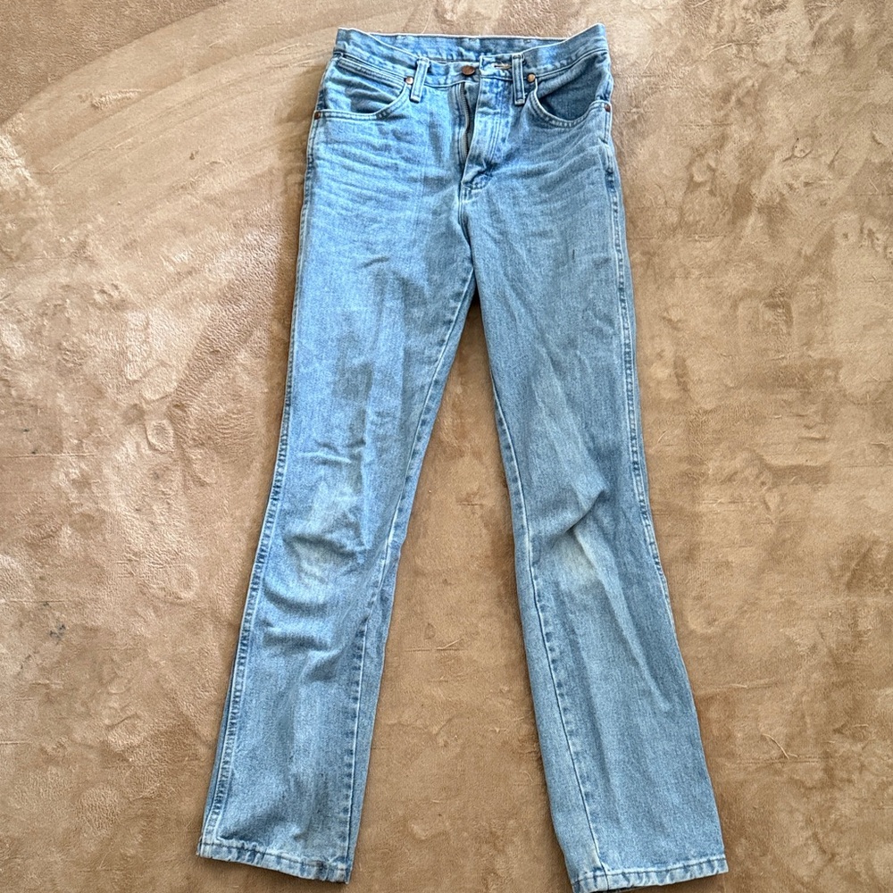 Wrangler Light Blue Straight Leg Jeans